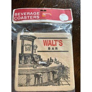 - Maude Corporation Coasters Walt's Bar Beverage Beer Novelty Vintage New …